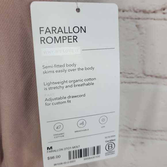 Athleta Farallon Romper in Mocha Latte Medium (8-10) - Picture 12 of 15